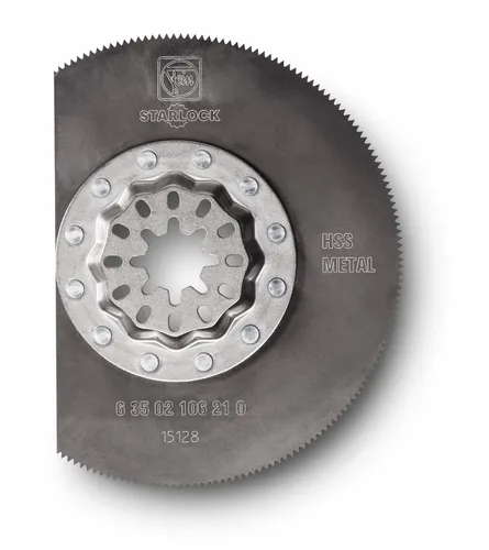Miniatura 7 de Fein Starlock 63502196210 - Hoja de sierra segmentada HSS, corte de precisión de hasta 1/16 pulgadas en chapas, madera, GFRP y plásticos, bimetálico