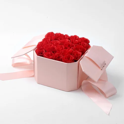 Miniatura 7 de SITUMEIZI 100 rosas artificiales de 1.3 pulgadas con cabeza de rosa roja falsas para decoración de bodas, gorras de graduación, pasteles, pared
