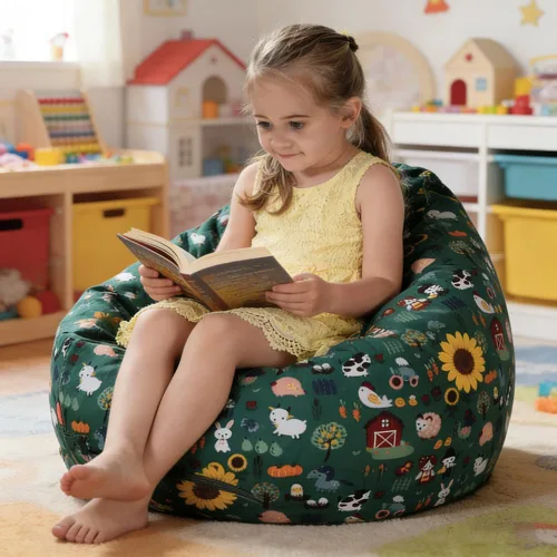 Miniatura 25 de YuppieLife Funda para puf de almacenamiento de animales para niños