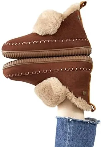 Miniatura 2 de Dearfoams Alpine Moritz - Pantuflas para mujer con soporte de arco para exteriores