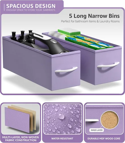 Miniatura 5 de Sorbus Cómoda para niños con 5 cajones - Unidad de almacenamiento organizadora cofre para ropa - Dormitorio, habitación de los niños, guardería
