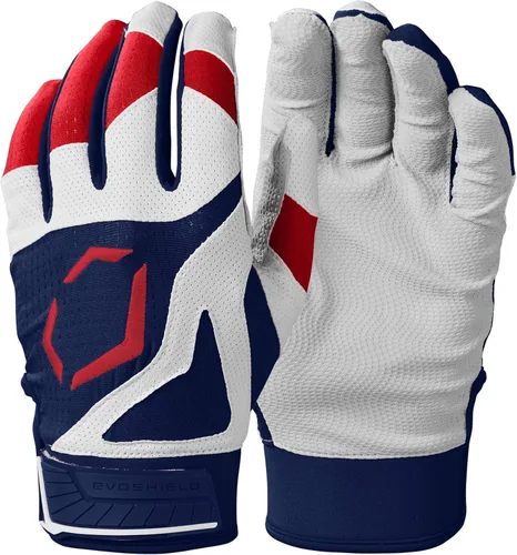 Miniatura 8 de EvoShield SRZ-1™ Guantes de bateo - Tallas para adultos y jóvenes Azul (Victory Blue)