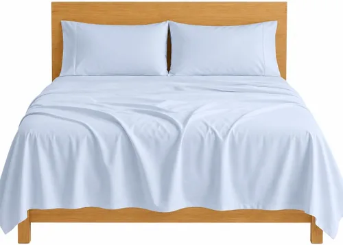 SGI bedding Juego de sábanas de 600 hilos de 4 piezas, 100% algodón egipcio, tamaño King, con bolsillo profundo de 15 pulgadas, sábanas de lujo 16 -