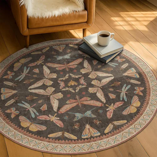 Miniatura 137 de Hazo Haus Alfombra de Baño Bohemia Lavable 2x3, Alfombras Pequeñas para Cocina, Tocador, Puerta Principal Entrada Interior, Antideslizante Pelo Bajo