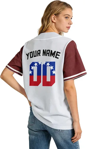 Miniatura 3 de Camiseta deportiva personalizada de béisbol mundial Venezuela 2026 para fanáticos, hombres, jóvenes, mujeres, regalos, personaliza tu número