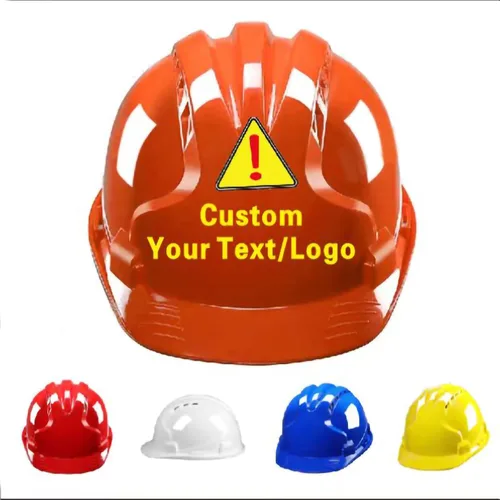 Miniatura 23 de Sombreros duros personalizados al por mayor con logotipo, certificado OSHA/ANSI, ala completa ventilada (trinquete de 4 puntos) para pedidos a