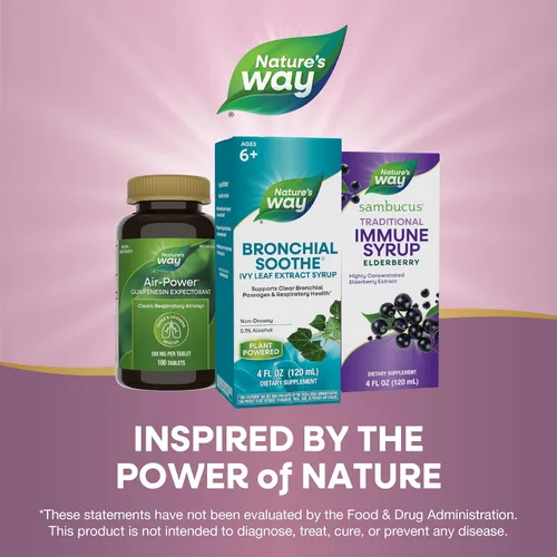 Miniatura 8 de Jarabe de Extracto de Hoja de Hiedra para Aliviar los Bronquios de Nature's Way, Apoya la Salud Respiratoria*, Apoya el Despeje de las Vías
