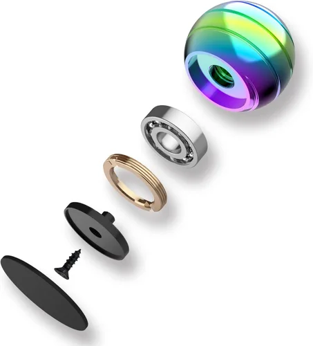 Miniatura 2 de Juguete de escritorio cinético de metal, juguetes antiestrés de 55 mm de alivio de la ansiedad para escritorio para adultos para oficina, juguete