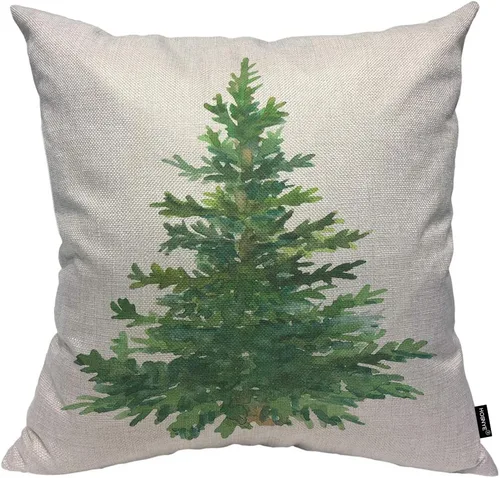 Miniatura 10 de HOSNYE Funda de almohada de lino y algodón amarillo limón con hojas verdes, cítricos, fruta, arboleda, ramas de lima, acuarela, fundas de cojín