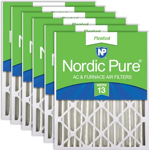 Miniatura 22 de Nordic Pure 12 x 24 x 4 (tamaño real: 11 1/2 x 23 3/8 x 3 5/8) de carbono puro plisado para reducción de olores Merv 8, filtro para horno, 1 paquete