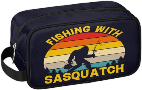 Neceser de viaje para hombres y mujeres, bolsa de afeitar resistente al agua, bolsas de almacenamiento plegables con asa para artículos de tocador,