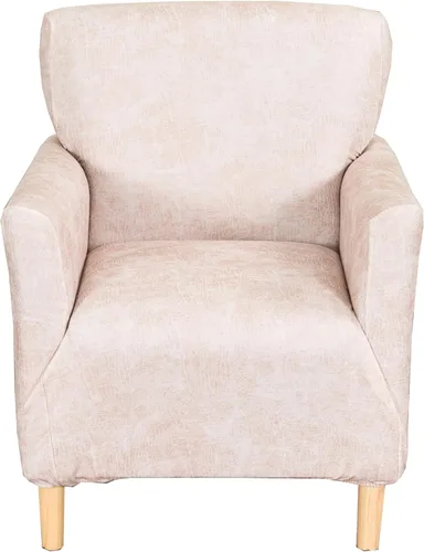 Miniatura 11 de CRFATOP - Funda elástica para sillón de mediados de siglo moderno de 1 pieza, fundas de silla de acento de jacquard con brazos, fundas de silla