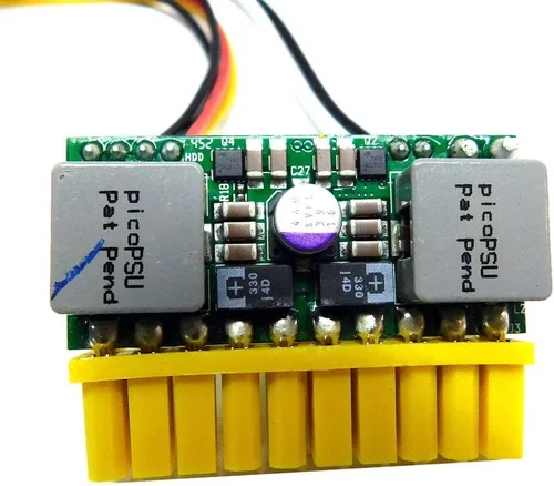 Miniatura 2 de Mini-Box picoPSU-80 80 vatios Salida 12 voltios Entrada DC-DC Fuente de alimentación