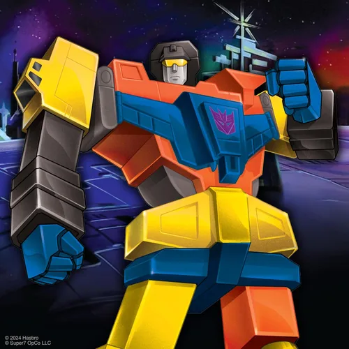 Miniatura 6 de Super7 Transformers Wrecking Crew Devastator - Figura de acción de Transformers de 3.75 pulgadas con accesorio, coleccionables clásicos de dibujos