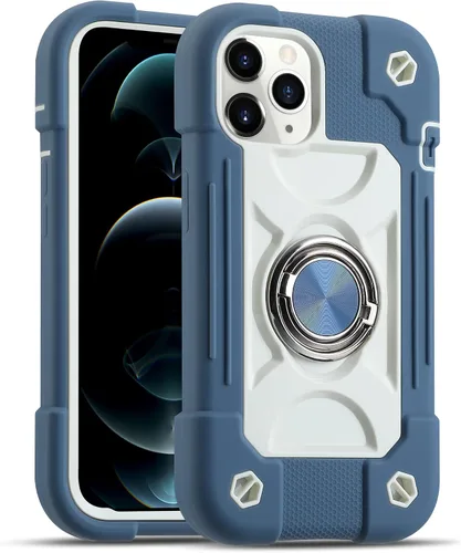 Miniatura 63 de MARKILL Funda compatible con iPhone Air de 6.5 pulgadas 2025 con soporte de anillo giratorio de 360 grados, protección contra caídas de grado