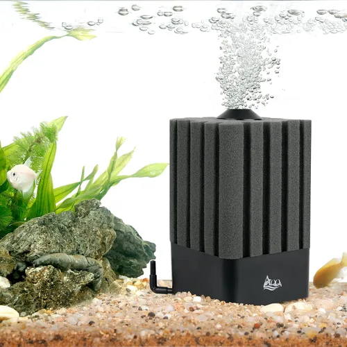 AQQA Filtro de Acuario Filtro de Esponja para Tanque de Peces Filtros Sumergibles Silenciosos para Acuario Filtro de Espuma para Agua Dulce y Salada