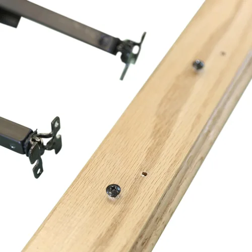 Miniatura 4 de Sección de barandal de escalera DIY, ángulo ajustable, con balustres metálicos negros (doble giro, una cesta)