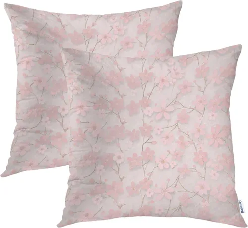 Miniatura 18 de Batmerry Black Cat Green Leaves Throw Pillow Covers, Cat Among Foliage Decorative Pillow Covers Digital Printing Blended Fabric for Couch Sofa Bed