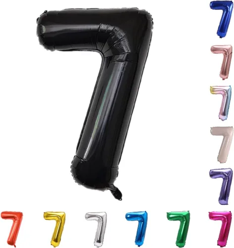 Miniatura 179 de YPSelected Globo grande de 32 pulgadas de helio con números 0-9 de papel de aluminio azul para cumpleaños, bodas y fiestas (Azul, 3)