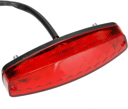Miniatura 8 de FVRITO Luz trasera de freno LED de 12V para 50cc 70cc 90cc 110cc 125cc Taotao 110B Boulder B1 Coolster 3050C Vitacci HAWK Peace Roketa Sunl BMS