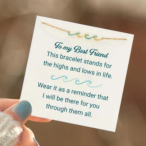 Miniatura 6 de STORYJEWELLERY Regalo para amigas, pulsera de mejor amiga, pulsera de amistad para mujeres, regalos para amigas, mujeres, regalos cristianos