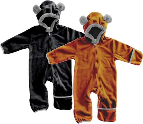 Miniatura 34 de Enterizo de vellón para bebé, rómper de una sola pieza con capucha para niños, ropa para exteriores, chaqueta infantil
