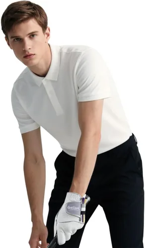 Miniatura 2 de Scott Edward Guante de golf para hombre, antideslizante, transpirable, suave, lavable, para usar en la mano izquierda, palma azul oscuro Negro