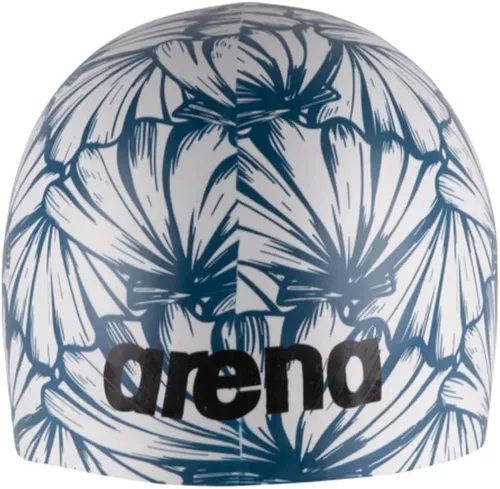 Miniatura 8 de Arena Gorra de natación unisex de silicona moldeada Poolish para adultos para entrenamiento intensivo y natación, ajuste elástico cómodo, talla única