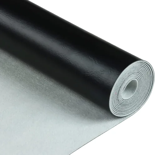 Miniatura 2 de Rollo de piel sintética color liso negro de 12 x 53 pulgadas, material para hacer manualidades, hacer manualidades, aretes de cuero, lazos, costura