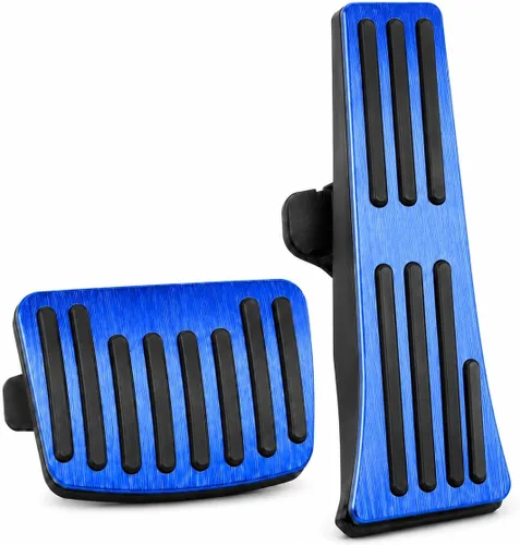 Miniatura 56 de Accesorios interiores personalizados para Nissan Sentra 2020 2021 2022, cubiertas de pedal de acelerador de gas de aleación de aluminio, Rojo