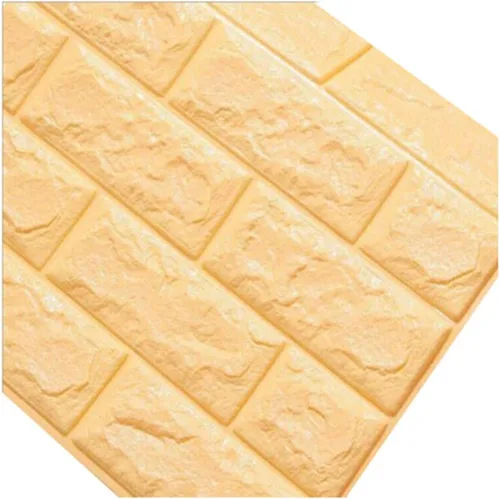 Miniatura 13 de Calcomanías de pared de ladrillo impermeables 3D de 27.56 x 11.81 pulgadas, paneles de pared autoadhesivos de espuma para TV, sala de estar