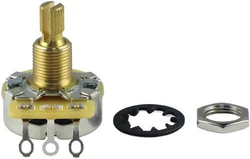 Miniatura 4 de Potenciómetro CTS serie 450G A500K guitarra olla latón eje dividido