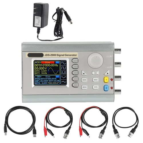 JDS2900 DDS generador contador 15MHz 30MHz 40MHz 50MHz 60MHz alta exactitud Dua canal Función de onda arbitraria Generador Medidor de frecuencia