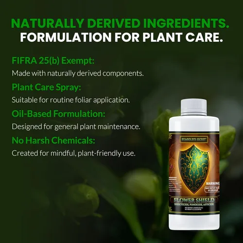 Miniatura 6 de Humboldts Secret Flower Shield Spray para el cuidado de plantas para aplicación y mantenimiento foliar de rutina Fórmula derivada naturalmente a