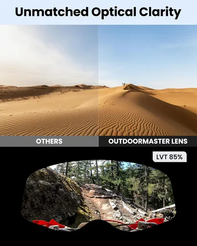 Miniatura 3 de OutdoorMaster Mustang - Gafas de motocross OTG, gafas de motocross, gafas de ATV para hombres, mujeres, adultos y jóvenes