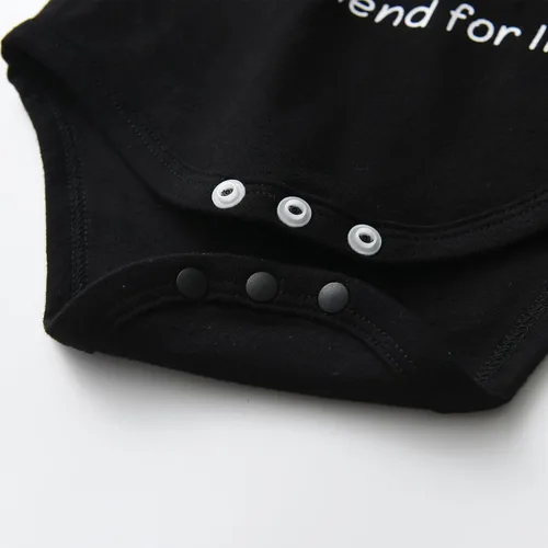Miniatura 5 de KuKitty Conjunto de 3 piezas de ropa para bebé recién nacido, mameluco de manga larga + pantalones + sombrero