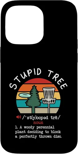 Miniatura 21 de Disc Golf Stupid Tree Funny Disc Golfing Lover Player Gift Case for iPhone 17