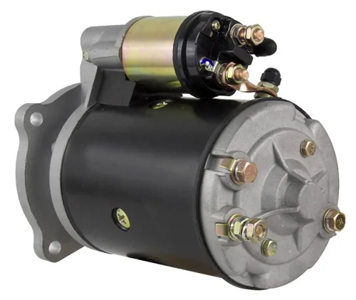 Miniatura 2 de RAREELECTRICAL Motor de arranque compatible con carcasa 1967-1997/David marrón/Ford 420 455 455C 455D 5500 retroexcavadora/tractor 12V Diesel 26211