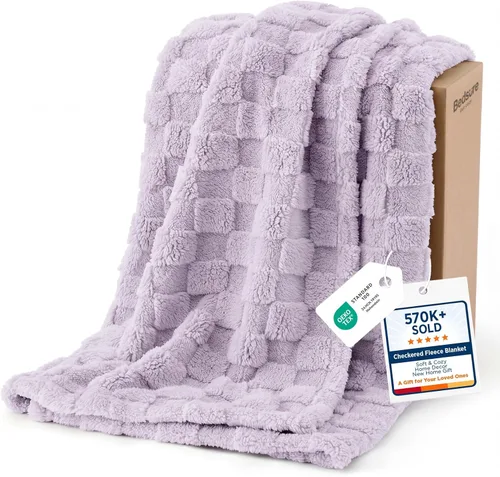 Miniatura 39 de Bedsure GentleSoft - Manta verde salvia para sofá, manta de forro polar a cuadros, regalos de Navidad para mujeres, hombres y niñas, bonita manta