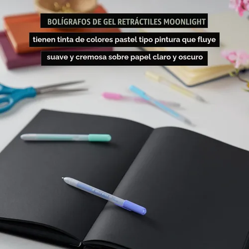 Miniatura 4 de SAKURA Gelly Roll - Bolígrafos retráctiles, juego de bolígrafos pastel para escritura decorativa, punta de 0.031 in, sin sangrado, pasteles de luz