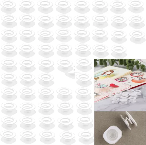 CYFUN DESIGN Juego de 60 piezas de acción tambaleantes autoadhesivos, mini resortes tambaleantes para añadir movimiento a tus tarjetas interactivas,