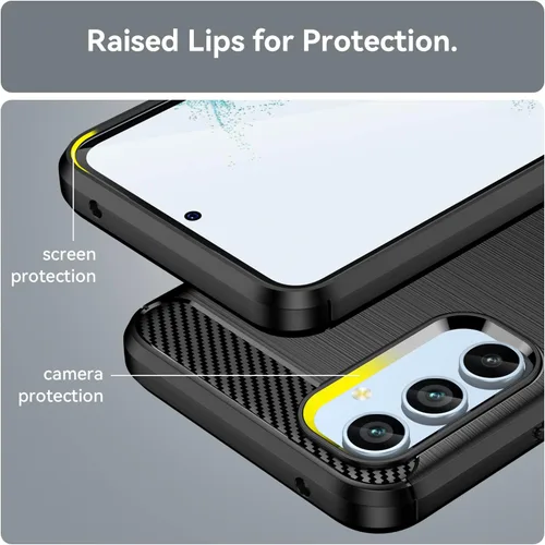 Miniatura 6 de Asuwish Funda de teléfono para Samsung Galaxy A54 5G con protector de pantalla de vidrio templado y accesorios de celda de silicona TPU suave