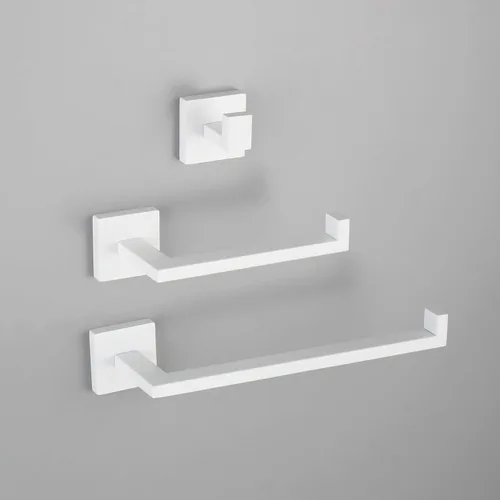 Miniatura 10 de GERZWY Juego de accesorios de baño SUS304 de acero inoxidable para ducha de baño de 3 piezas