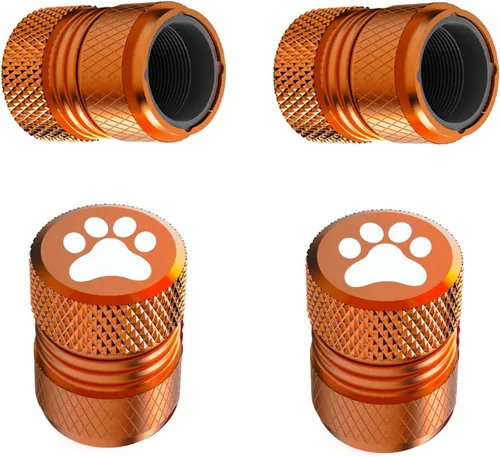 Tapones para vástago de válvula de neumático, paquete de 4 tapones para válvula de aire, de aleación anodizada prémium y anticorrosión, para auto,