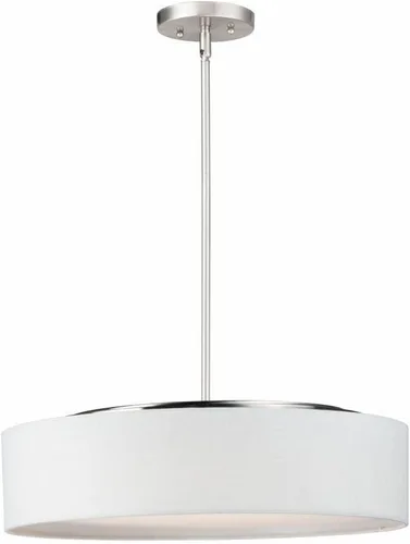 Maxim Lighting Prime-Single - Lámpara colgante | Acabado en níquel satinado | Colgante de cocina y comedor | 10226WLSN