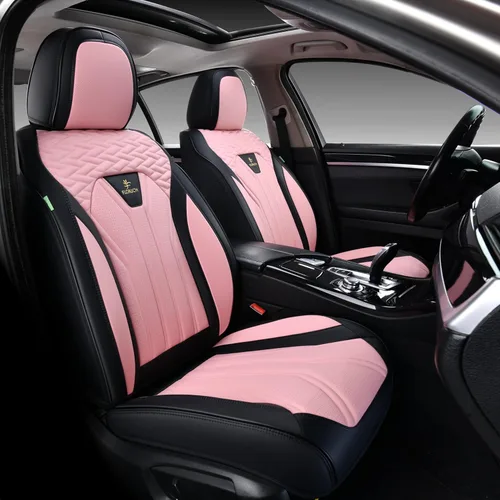 Miniatura 19 de FLORICH Fundas de asiento para automóviles, fundas de asiento impermeables, fundas de asiento de cuero para automóvil, paquete de 2, protector