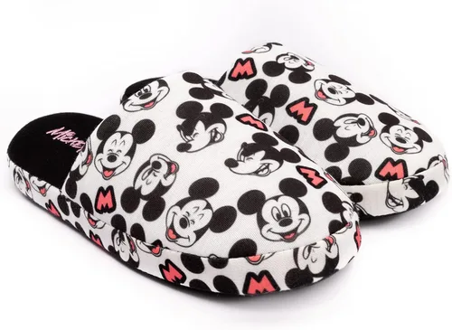 Miniatura 3 de Disney Mickey Mouse Womens Slippers All Over Print Ladies Shoes