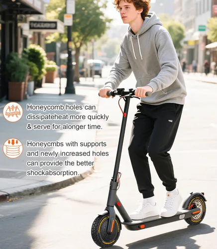 Miniatura 2 de BANGTING 2 piezas de actualización de neumáticos sólidos 50/75-6.1 para scooter todo terreno, neumáticos sin cámara de 8.5x2 pulgadas para Gotrax