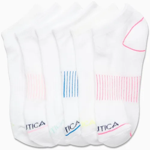 Miniatura 4 de Nautica Calcetines deportivos de corte bajo para mujer (paquete de 6)