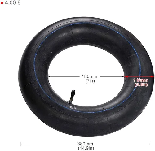 Miniatura 4 de HIFROM Tubos interiores de repuesto de alta calidad de 8 pulgadas y 9 pulgadas con vástago de válvula doblado TR87 de repuesto para mini motos